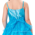 Grace Karin Spaghetti Straps Flower Girl Princess Sky blue Pageant Cake Dress CL010404-2